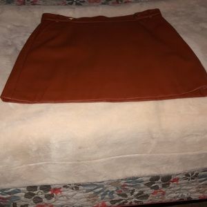 Loft leather miniskirt